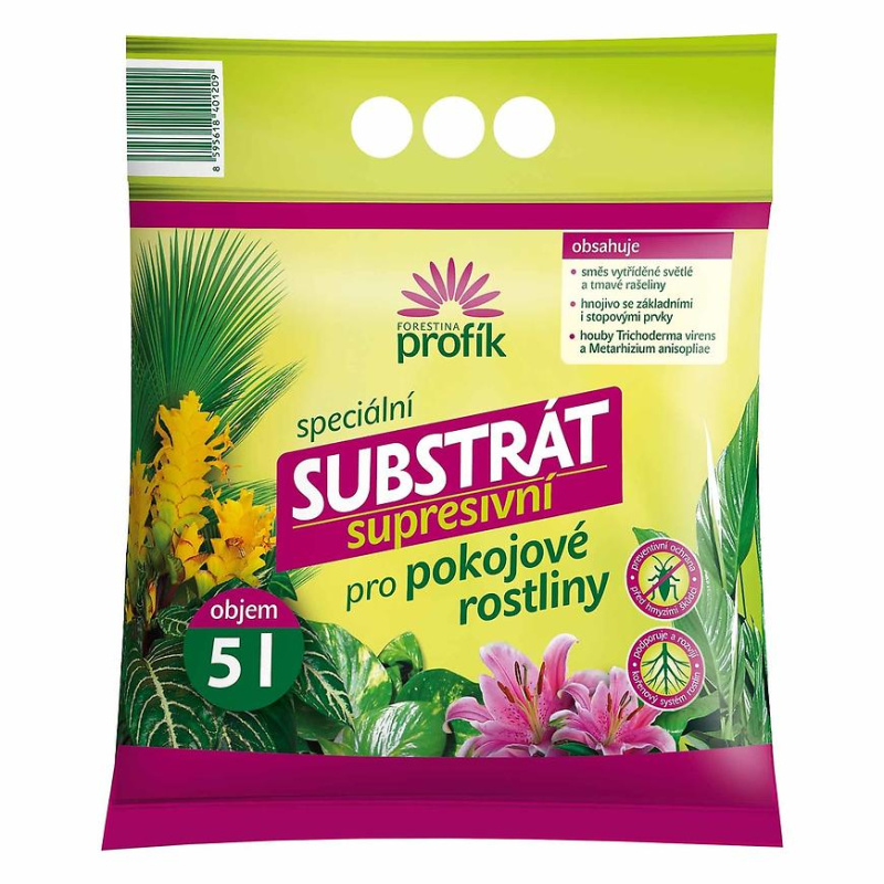 Forestina s.r.o. Substrát Forestina Profík - Supresivní pro pokojové rostliny 5 l