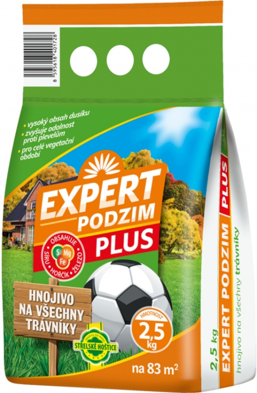 Forestina s.r.o. Hnojivo trávníkové - Expert podzim Plus 2,5 kg