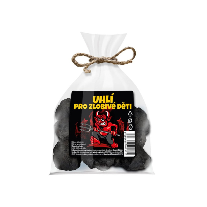 Uhlí od čerta pro zlobivé děti