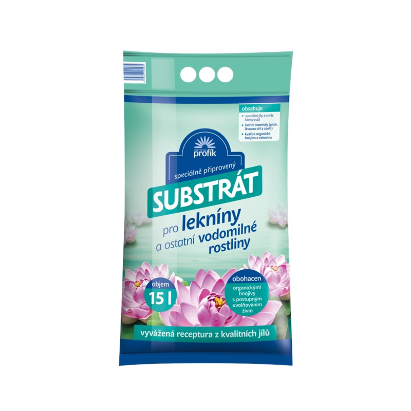 Substrát pro lekníny a vodomilné rostliny 15 l