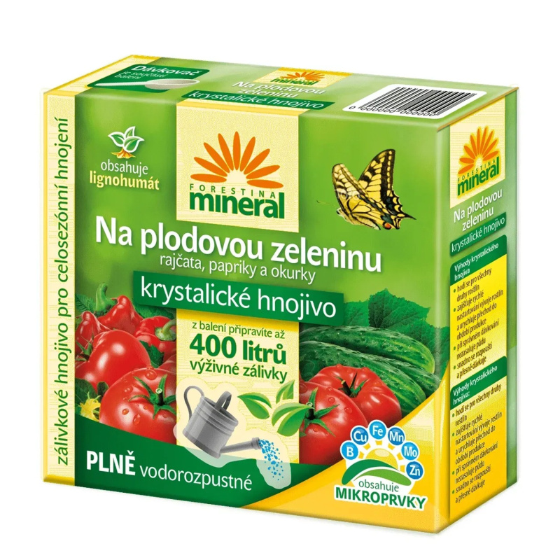 Krystalické hnojivo na plodovou zeleninu