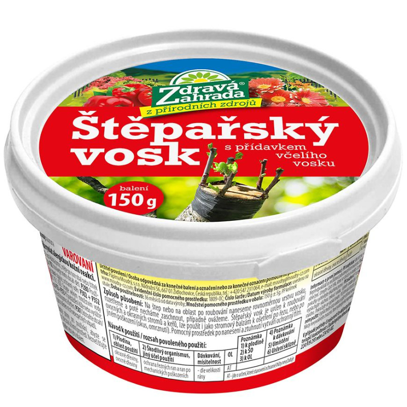 Vosk štěpařský ZDRAVÁ ZAHRADA 150g