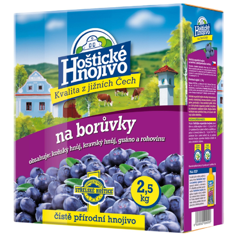 Hoštické hnojivo - hnojivo na borůvky 2,5 kg