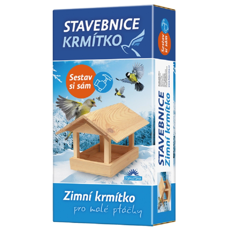 Krmítko Stavebnice krmíkto pro malé ptáčky - Sestav si sám 6 x 29,5 x 14,5 cm