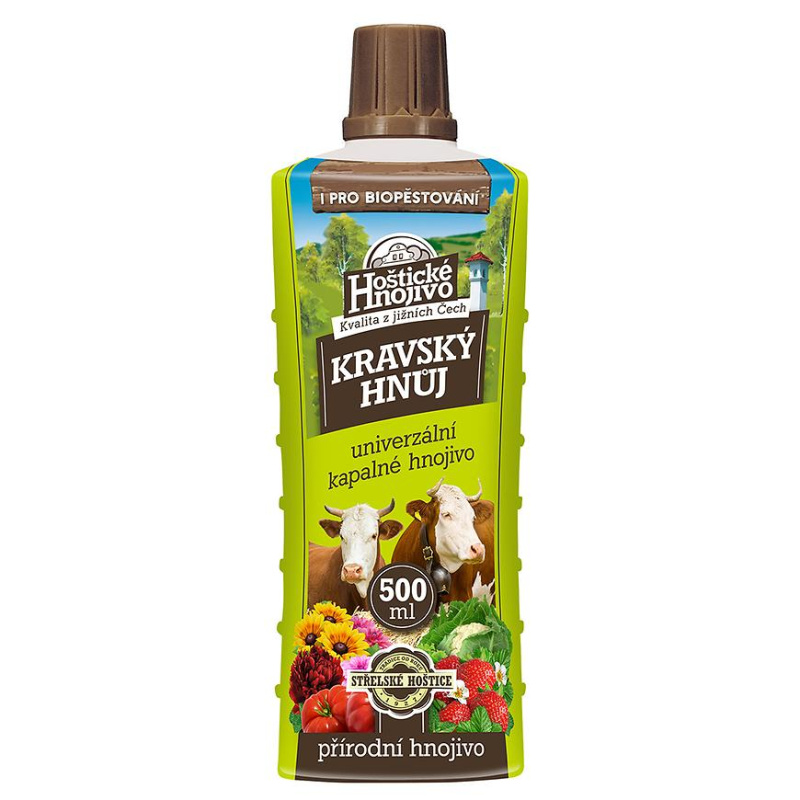 Forestina s.r.o. Hoštické tekuté hnojivo - kravský hnůj 500 ml