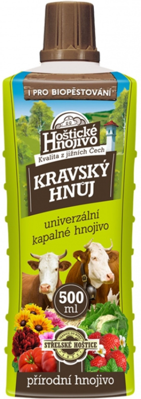 Forestina s.r.o. Hoštické tekuté hnojivo - kravský hnůj 500 ml