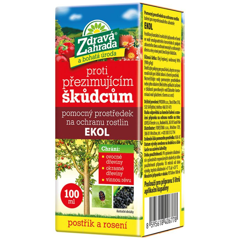 Zdravá Zahrada - přípravek proti přezimujícím škůdcům 100 ml