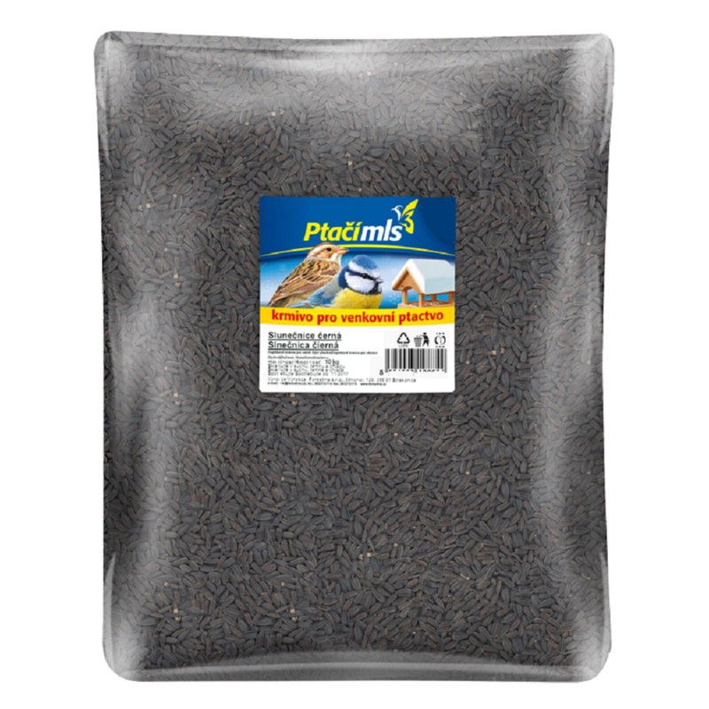 Ptačímls Krmivo pro venkovní ptactvo - slunečnice černá 20 kg