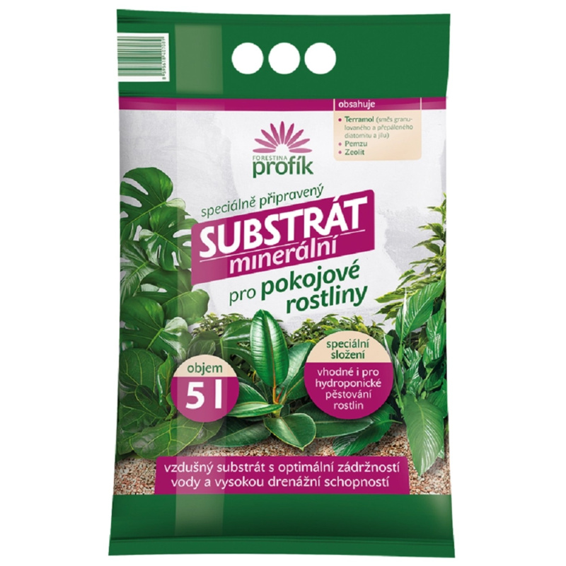 Profík minerální substrát pro pokojové rostliny 5 l