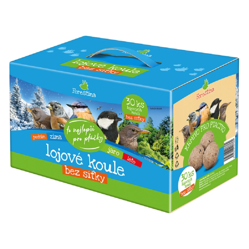 Forestina Lojové koule bez síťky v krabici, 30 x 90 g