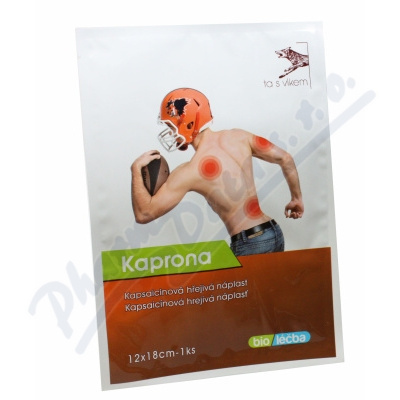 KAPRONA Kapsaicinová prohřívací náplast 12 x 18 cm