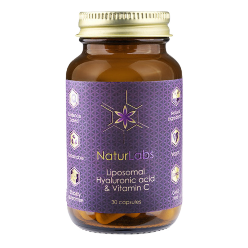 Naturlabs Liposomální Kyselina Hyaluronová + Vitamín C 30 kapslí