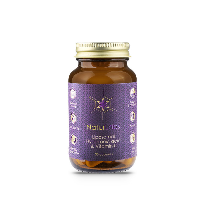 Naturlabs Liposomální Kyselina Hyaluronová + Vitamín C 30 kapslí