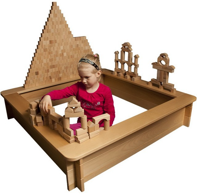 Kostkoviště - Set s 800 přírodními kostkami