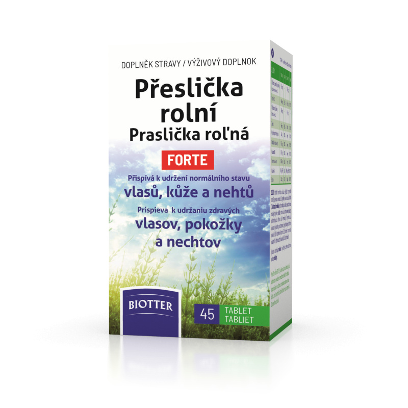 BIOTTER Přeslička rolní FORTE 45 tablet