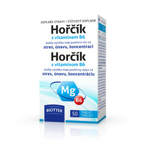 BIOTTER Hořčík s vitaminem B6 50 tablet