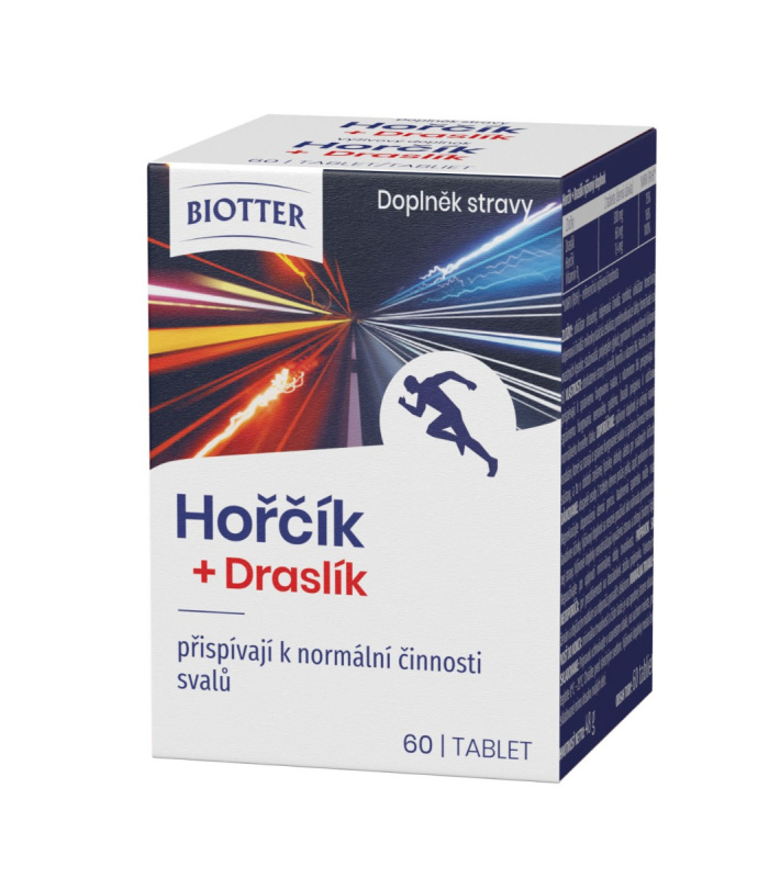 BIOTTER Hořčík + draslík 60 tablet