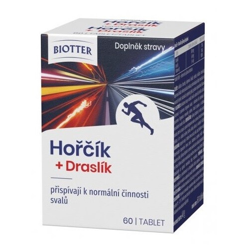 BIOTTER Hořčík + draslík 60 tablet