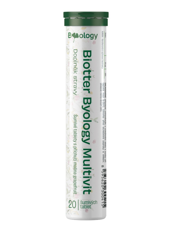 BIOTTER Byology multivit 20 šumivých tablet