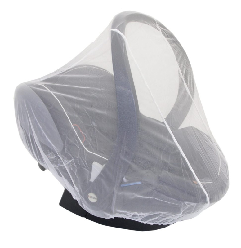 Emitex univerzální síťka na autosedačku - bílá