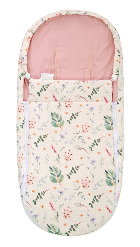 Emitex Novorozenecký fusak mušelín Forest Blossom