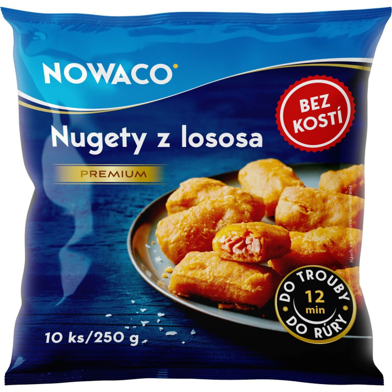 Nowaco Nugety z lososa nemleté