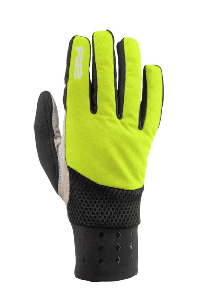 Unisex zateplené rukavice R2 Bond zelené Velikost: L