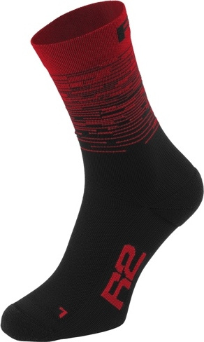 Cyklistické ponožky R2 Race červené Velikost: L