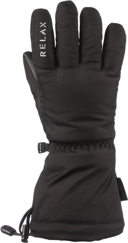 Lyžařské rukavice RELAX Puzzy černé Velikost: 8Y