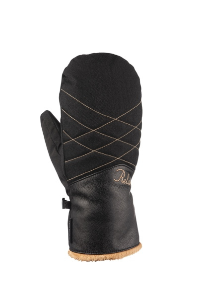 Lyžařské rukavice RELAX Frosen černé Velikost: M