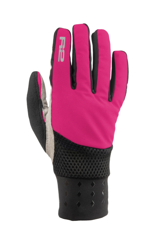 Zateplené rukavice R2 Bond růžové Velikost: M