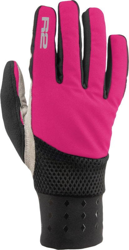 Zateplené rukavice R2 Bond růžové Velikost: M