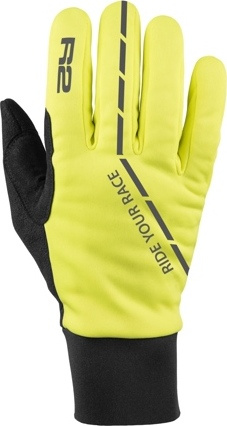Zateplené rukavice R2 Nexa žluté Velikost: M