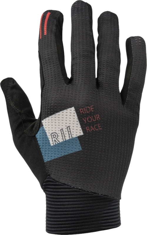 Unisex cyklistické rukavice R2 Vallnord černé Velikost: XL