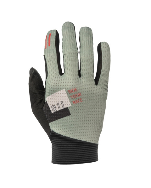 Unisex cyklistické rukavice R2 Vallnord šedé Velikost: M