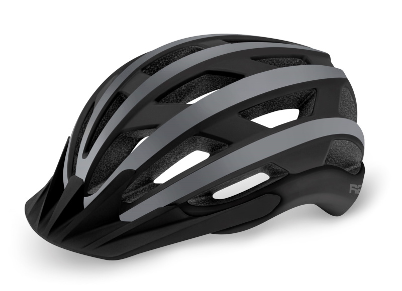 Cyklistická helma R2 Explorer černá/šedá Velikost: M