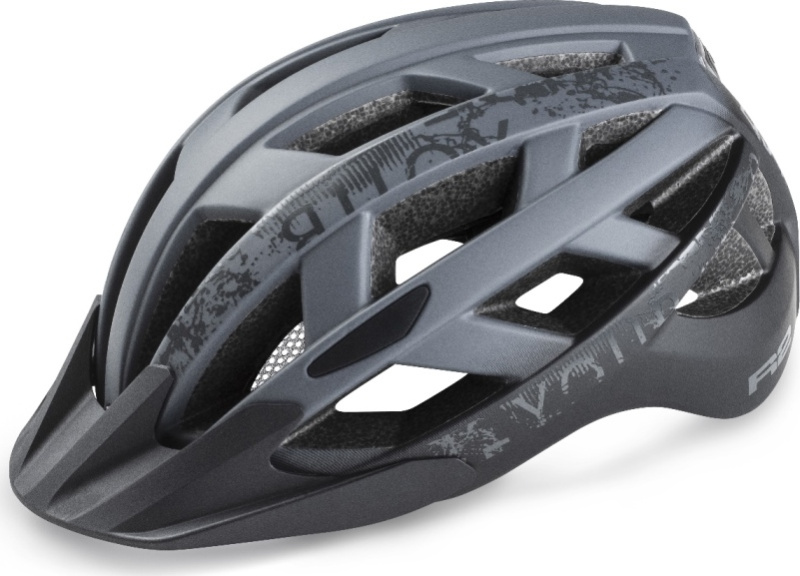 Unisex cyklistická helma R2 Lumen šedá Velikost: M