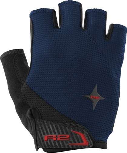 Unisex cyklisické rukavice R2 Ribbon modré Velikost: S