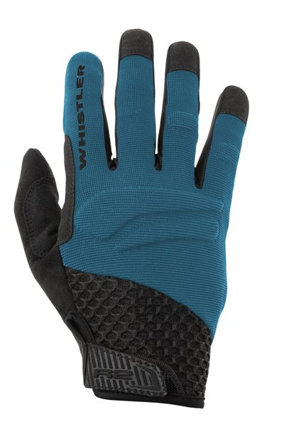 Cyklistické rukavice R2 Whistler modré Velikost: XL