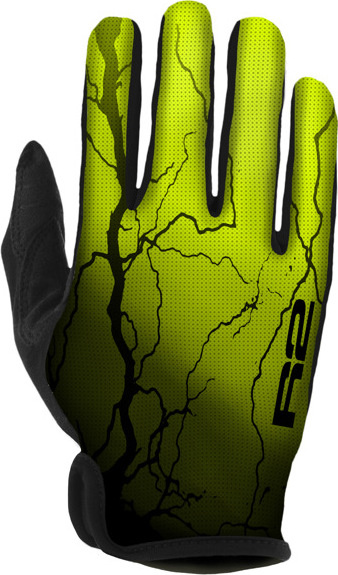 Cyklistické rukavice R2 Flash neon žlutá Velikost: S