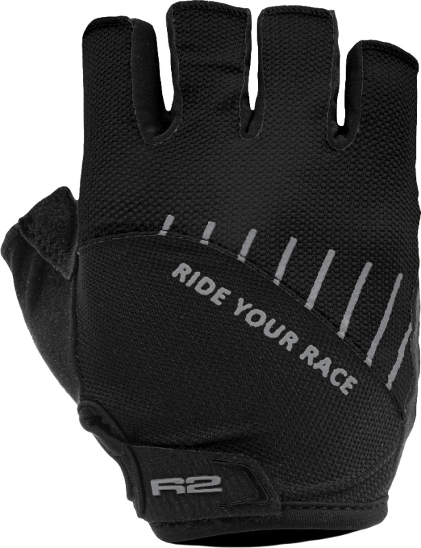 Dětské cyklistické rukavice R2 Hoppy černá Velikost: 14Y