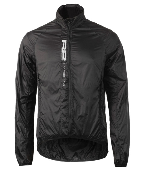 Unisex cyklistická bunda R2 Ease černá Velikost: M
