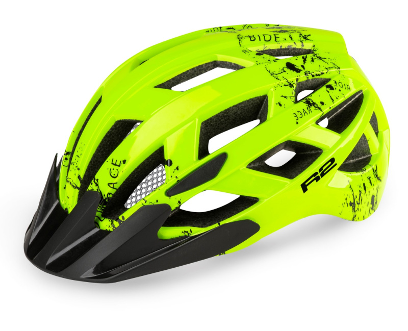 R2 Dětská cyklistická helma Lumen žlutá Velikost: S