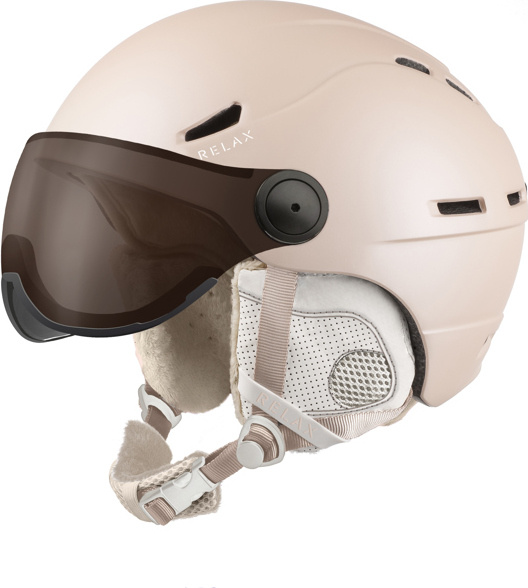 Unisex lyžařská helma RELAX Patrol béžová Velikost: M