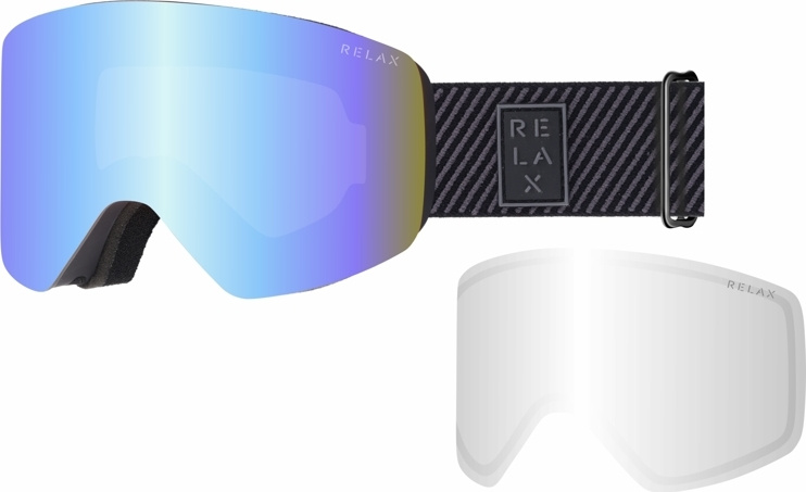 Unisex lyžařské brýle RELAX Flow modré