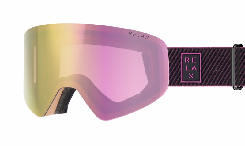 Lyžařské brýle RELAX Sierra růžové