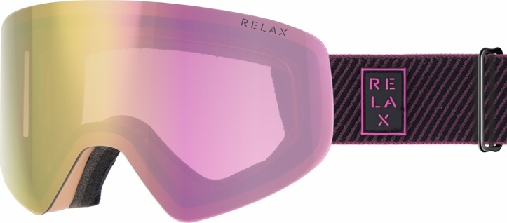 Lyžařské brýle RELAX Sierra růžové