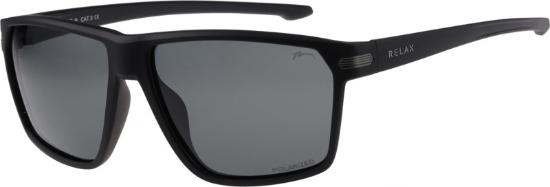 Polarizační sluneční brýle RELAX Pinnot černé