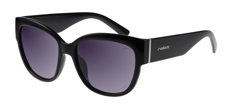 Polarizační sluneční brýle RELAX Flora černé