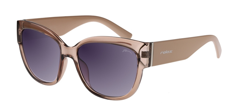 Sluneční brýle RELAX Flora hnědé